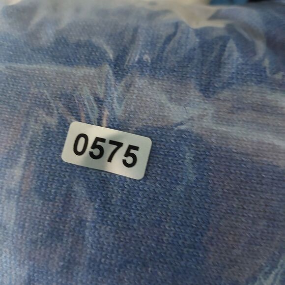 Jos A Bank Traveler Pullover Sweater L Blue 100% Merino Wool Quarter Zip - Picture 10 of 10